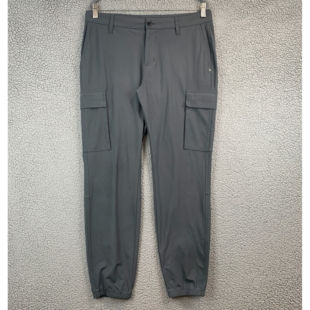 Vuori Meta Cargo Pants Mens 32 x 30 Tapered Jogger Performance V451 Gray